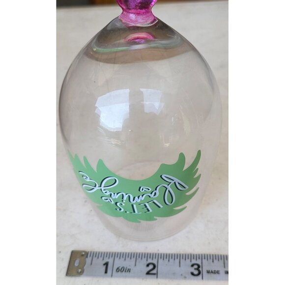 1-pc. Flamingo Theme 16 oz. Wine Glass w/Translucent Flamingo Stem 9" Tall (NWB) - Picture 8 of 15